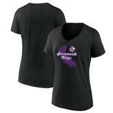 Sacramento Kings Pick & Roll Coverage V-Neck T-Shirt Outlet