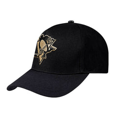 Pittsburgh Penguins Pro Standard Metallic Logo Pinch Front Adjustable Hat On Sale