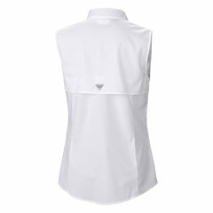 Miami Dolphins Columbia Women's PFG Tamiami Omni-Shade Sleeveless Button-Up Shirt