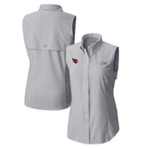 Arizona Cardinals Columbia Women's PFG Tamiami Omni-Shade Sleeveless Button-Up Shirt