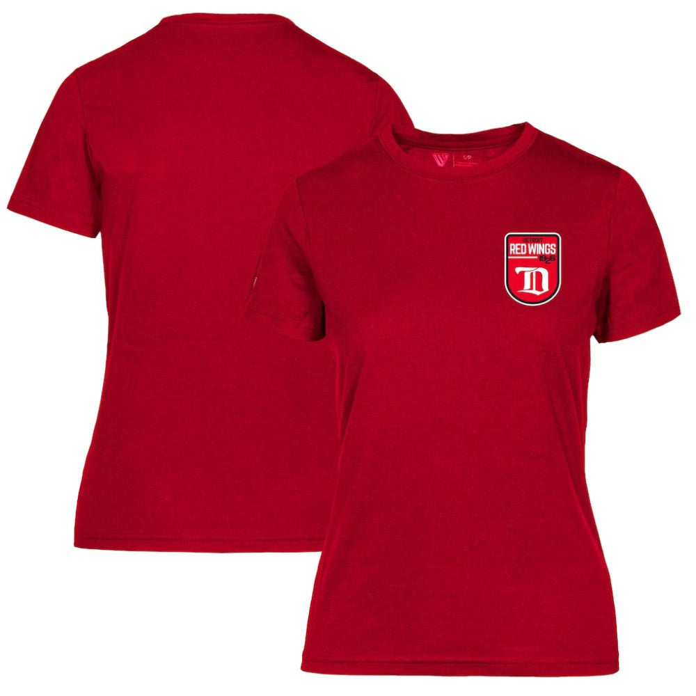 Detroit Red Wings Levelwear Women's Retro Maddox T-Shirt Discount