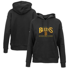Boston Bruins Levelwear Women's Retro Adorn Spellout Pullover Hoodie For Sale