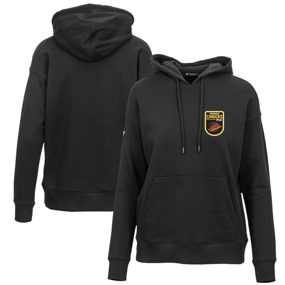 Vancouver Canucks Levelwear Women's Retro Adorn Pullover Hoodie Sale