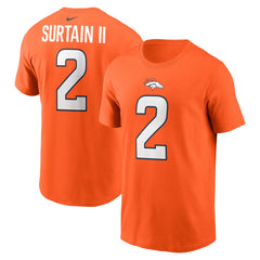 Denver Broncos Nike Patrick Surtain II Name & Number T-Shirt