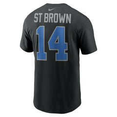 Detroit Lions Nike Amon-Ra St. Brown Player Name & Number T-Shirt