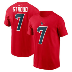 Houston Texans Nike C.J. Stroud Player Name & Number T-Shirt