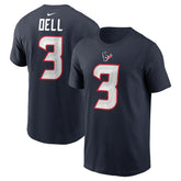 Houston Texans Nike Tank Dell Player Name & Number T-Shirt
