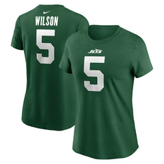 New York Jets Nike Garrett Wilson Women's Player Name & Number T-Shirt