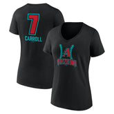Corbin Carroll Arizona Diamondbacks Women's Name & Number Fastball V-Neck T-Shirt | MLB Outlet