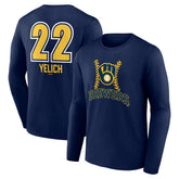 Christian Yelich Milwaukee Brewers Name & Number Fastball Long Sleeve T-Shirt | MLB On Sale