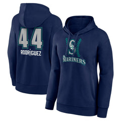 Julio Rodríguez Seattle Mariners Women's Name & Number Fastball Pullover Hoodie | MLB Online