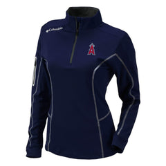 Los Angeles Angels Columbia Women's Omni-Wick Shotgun Quarter-Zip Pullover Top | MLB Online