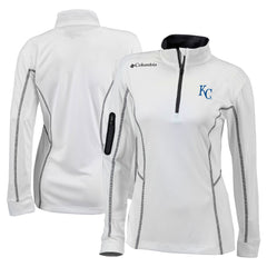 Kansas City Royals Columbia Women's Omni-Wick Shotgun Quarter-Zip Pullover Top | MLB Shop