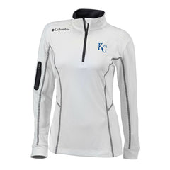Kansas City Royals Columbia Women's Omni-Wick Shotgun Quarter-Zip Pullover Top | MLB Shop