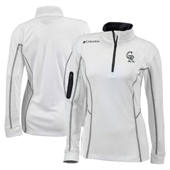 Colorado Rockies Columbia Women's Omni-Wick Shotgun Quarter-Zip Pullover Top | MLB US