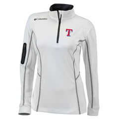 Texas Rangers Columbia Women's Omni-Wick Shotgun Quarter-Zip Pullover Top | MLB Shop