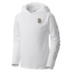 San Diego Padres Columbia Youth Terminal Tackle Long Sleeve Hoodie T-Shirt | MLB Discount