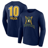 Sal Frelick Milwaukee Brewers Name & Number Fastball Long Sleeve T-Shirt | MLB Near me