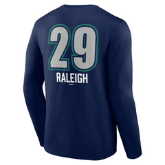Cal Raleigh Seattle Mariners Name & Number Fastball Long Sleeve T-Shirt | MLB New