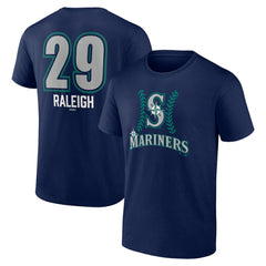 Cal Raleigh Seattle Mariners Name & Number Fastball T-Shirt | MLB Discount