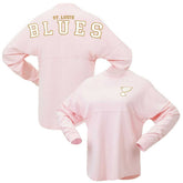 St. Louis Blues Fanatics Women's Spirit Jersey Long Sleeve T-Shirt Discount