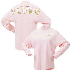 St. Louis Blues Fanatics Women's Spirit Jersey Long Sleeve T-Shirt Discount