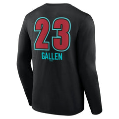 Zac Gallen Arizona Diamondbacks Name & Number Fastball Long Sleeve T-Shirt | MLB Outlet