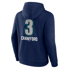 J.P. Crawford Seattle Mariners Name & Number Fastball Pullover Hoodie | MLB US
