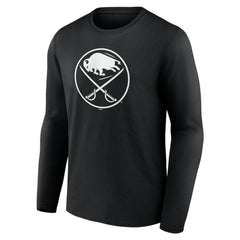 Buffalo Sabres Personalized Name & Number Monochrome Long Sleeve T-Shirt For Sale