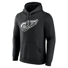 Detroit Red Wings Personalized Name & Number Monochrome Pullover Hoodie Sale
