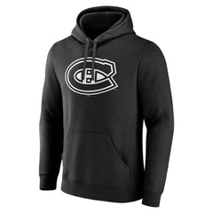Montreal Canadiens Personalized Name & Number Monochrome Pullover Hoodie For Sale