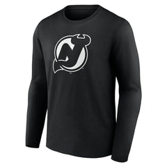 New Jersey Devils Personalized Name & Number Monochrome Long Sleeve T-Shirt Discount