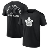Toronto Maple Leafs Personalized Name & Number Monochrome T-Shirt Discount