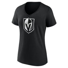 Vegas Golden Knights Women's Personalized Name & Number Monochrome V-Neck T-Shirt For Sale
