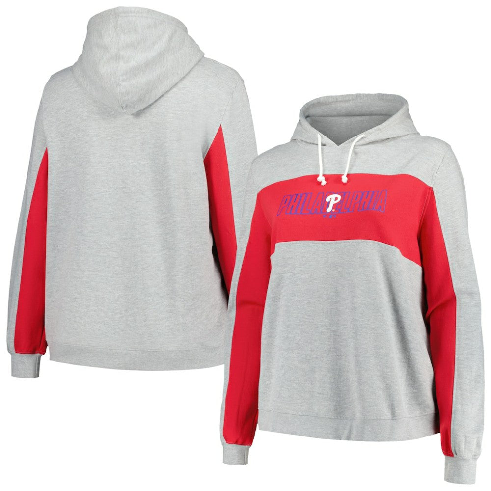 Philadelphia Phillies Profile Women's Plus Size Pullover Jersey Hoodie | MLB Shop