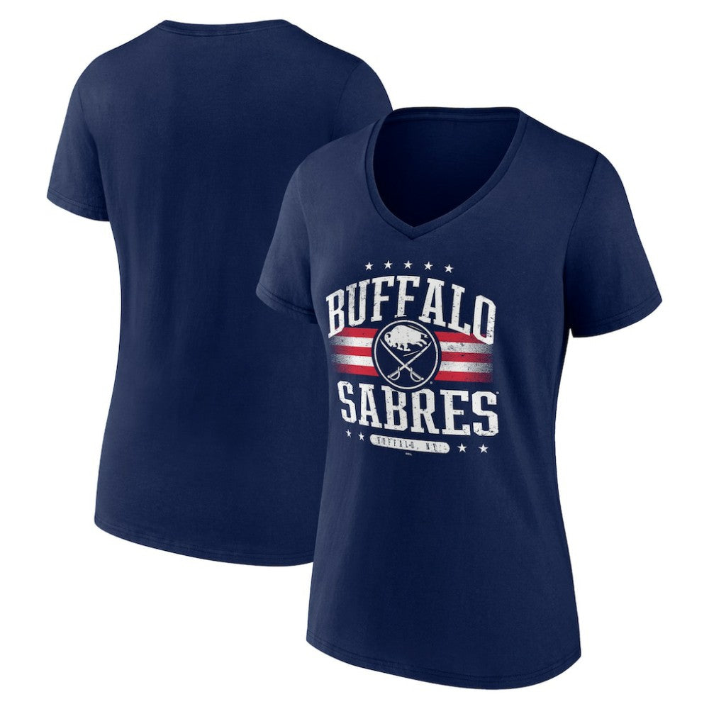 Buffalo Sabres Women's Americana Team V-Neck T-Shirt Online