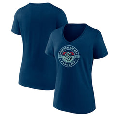Seattle Kraken Women's Native V-Neck T-Shirt Discount