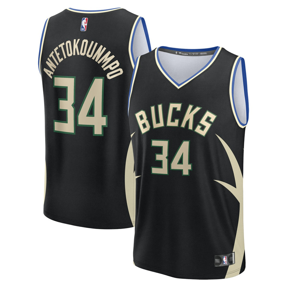 Giannis Antetokounmpo Milwaukee Bucks Fast Break Replica Player Jersey Discount