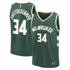 Giannis Antetokounmpo Milwaukee Bucks Youth Fast Break Replica Player Jersey On Sale