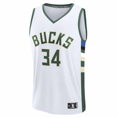 Giannis Antetokounmpo Milwaukee Bucks Youth Fast Break Replica Player Jersey Online
