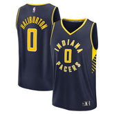 Tyrese Haliburton Indiana Pacers Fanatics Youth Fast Break Replica Player Jersey - Icon Edition - Navy
