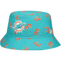 Miami Dolphins New Era City Originals Bucket Hat
