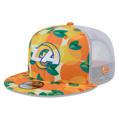 Los Angeles Rams New Era Citrus 9FIFTY Trucker Snapback Hat