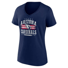 Arizona Cardinals Women's Americana Team V-Neck T-Shirt
