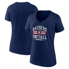 Las Vegas Raiders Women's Americana Team V-Neck T-Shirt