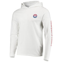 Texas Rangers Vineyard Vines Long Sleeve Hoodie T-Shirt | MLB Online