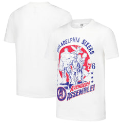 Philadelphia 76ers Youth NBA x Marvel Avengers Squad T-Shirt Outlet
