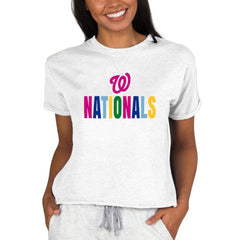 Washington Nationals Concepts Sport Women's Mainstream Terry Sweatshirt | MLB For sale