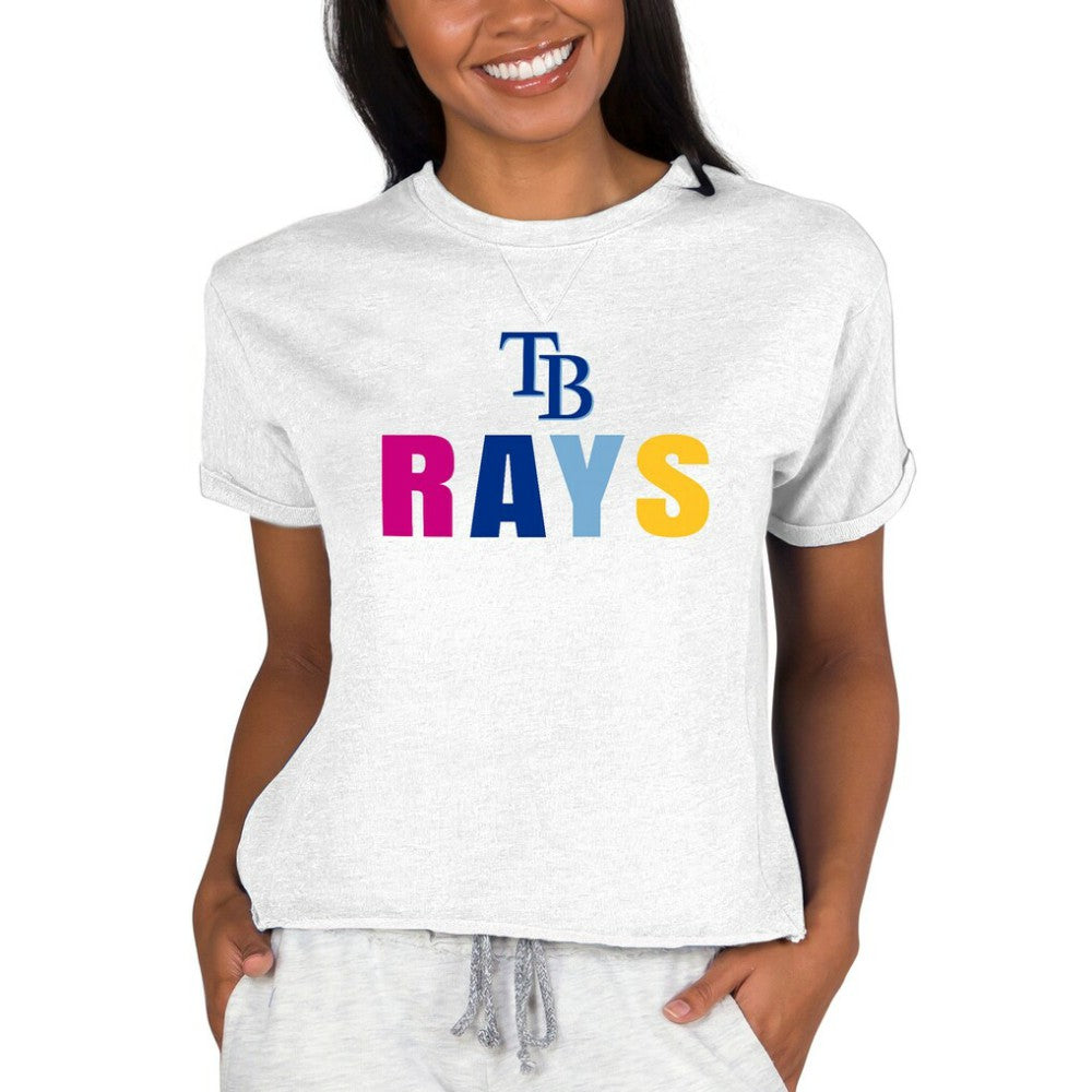 Tampa Bay Rays Concepts Sport Women's Mainstream Terry Sweatshirt | MLB On Sale