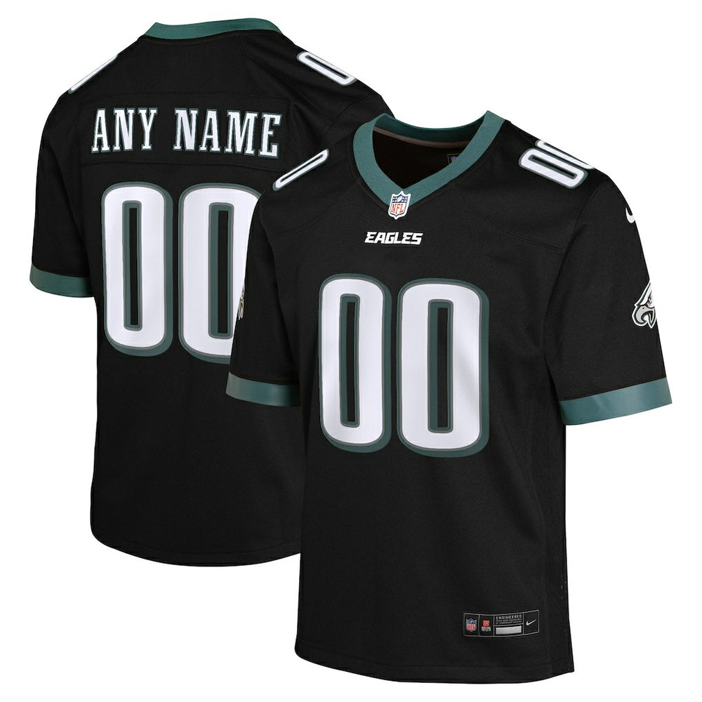 Philadelphia Eagles Nike Youth Alternate Custom Game Jersey